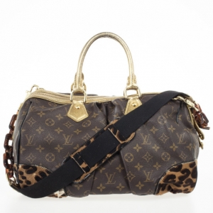 Pre Owned Louis Vuitton Limited Edition Monogram Leopard Stephen Bag