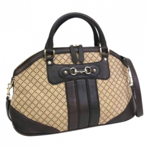Pre Owned Gucci Beige Diamante Shopper Tote