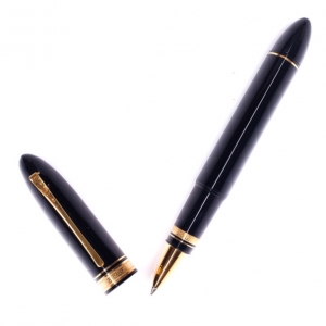 Pre Owned Omas Blue Black 360 “mezzo” Ballpoint Pen