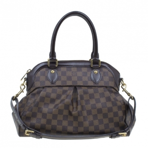 Pre Owned Louis Vuitton Damier Ebene Canvas Trevi PM
