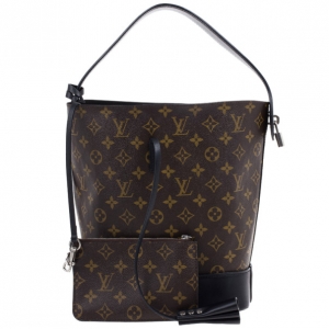 Pre Owned Louis Vuitton Monogram Idole Black Autres Hobo GM