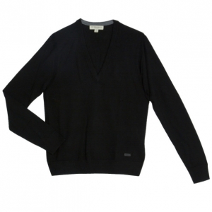 Pre Owned Burberry Men's Knit V-neck Sweater S