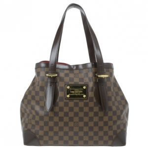Pre Owned Louis Vuitton Damier Ebene Hampstead MM