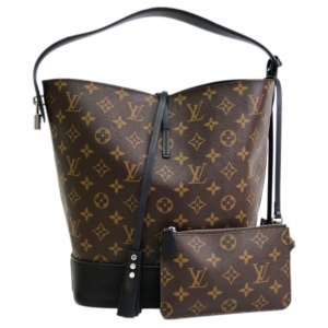 Pre Owned Louis Vuitton Monogram Idole Black Autres Hobo GM