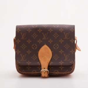 Pre Owned Louis Vuitton Monogram Canvas Cartouchiere MM Bag