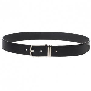 Pre Owned Louis Vuitton Damier Graphite Leather Boston Belt 90CM