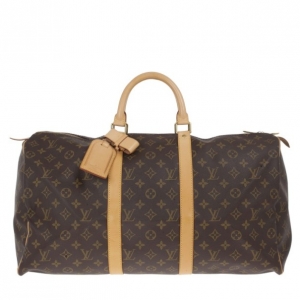 Pre Owned Louis Vuitton Monogram Canvas Keepall 50