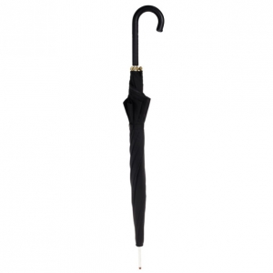 Pre Owned Alexander McQueen Black Golden Skull Detail Umbrella