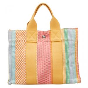 Hermes Canvas New York Madison Limited Edition Fourre Tout Tote PM 