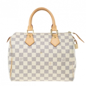 Pre Owned Louis Vuitton Damier Azur Speedy 25