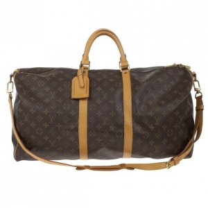 Pre Owned Louis Vuitton Monogram Canvas Keepall Bandouliere 55