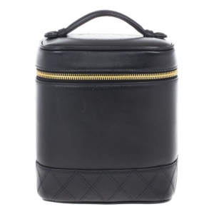 Pre Owned Chanel Lambskin Vanity Bag
