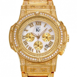 Pre Owned Techno Com Chronograph Diamond Mens Watch