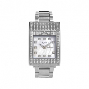 Pre Owned Rama Swiss Watch SS White Ladies Wristwatch 