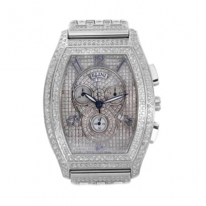 Pre Owned Elini Chronograph Swiss Movement Diamond Mens Watch