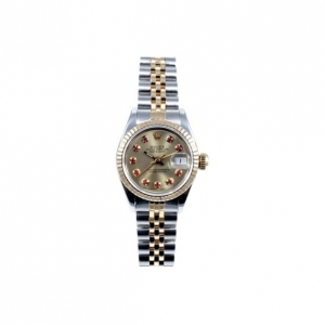 Pre Owned Rolex Women's Datejust SS Yellow Gold Wristwatch