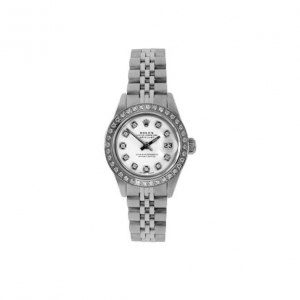 Pre Owned Rolex Datejust MOP Ladies Diamond Wristwatch