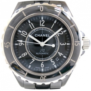Pre Owned Chanel J12 Wristwatch Ceramic Black Men’s 