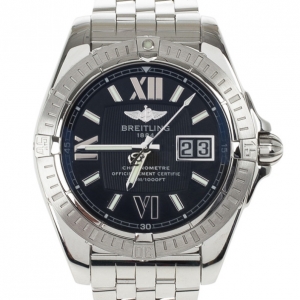 Pre Owned Breitling Navy Stainless Steel Cockpit Men's Wristwatch 41MM