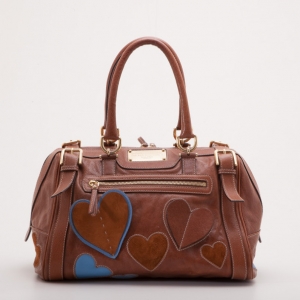 Pre Owned Dolce and Gabbana Leather Satchel Bag
