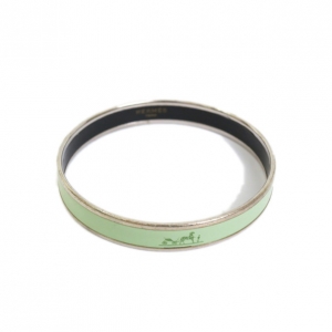 Pre Owned Hermes Green Enamel Bangle