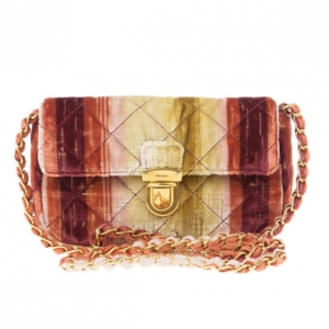 Pre Owned Prada Velvet Flap Bag