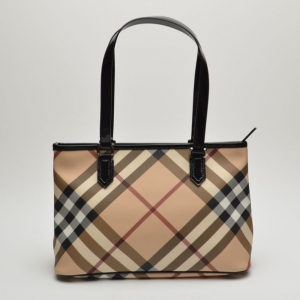 Pre Owned Burberry Nova Check Tote
