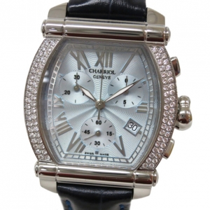 Pre Owned Philippe Charriol Columbus Chronograph Dia Bezel Mens Wristwatch