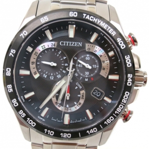 Pre Owned Citizen Collection Eco Drive Radio Mens Wristwatch 