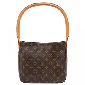 Pre Owned Louis Vuitton Monogram Canvas Looping MM Bag
