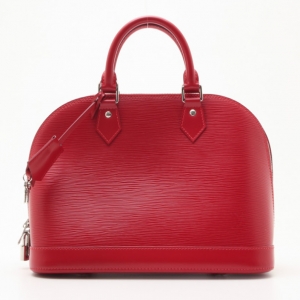 Pre Owned Louis Vuitton Red Electric Epi Leather Alma PM
