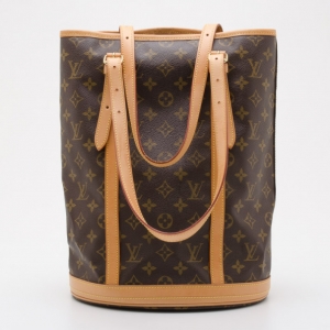 Pre Owned Louis Vuitton Monogram Canvas Petite Bucket Tote 