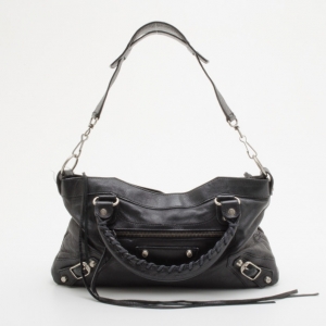 Pre Owned Balenciaga Black Classic First Bag