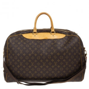 Pre Owned Louis Vuitton Monogram Canvas Alize 2 Poches Soft Suitcase