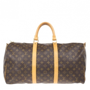 Pre Owned Louis Vuitton Monogram Canvas Keepall Bandouliere 50