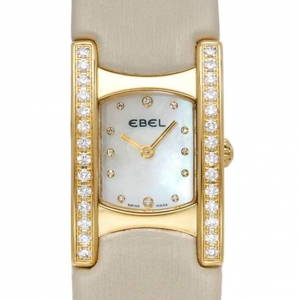 Pre Owned Ebel Swiss Quartz Movement Diamond 18K Gold Watch