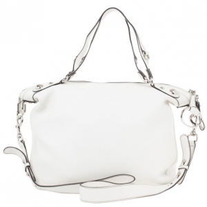 Pre Owned Gucci White Icon Bit Top Handle Bag