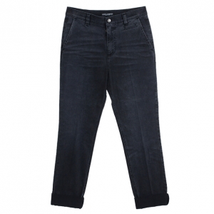 Pre Owned Dolce and Gabbana Black Jeans S