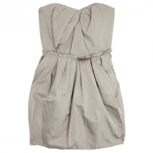 Pre Owned Marc Jacobs Strapless Taffeta Bustier Dress M