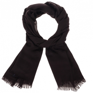 Pre Owned Gucci Brown Guccissima Shawl