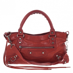 مملوكة مسبقًا Balenciaga Red Classic First Bag