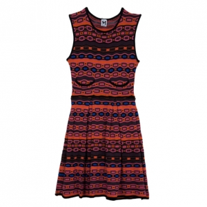 Pre Owned Missoni Multicolor Knit Dress M