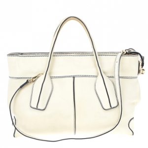 مملوكة مسبقًا Tod’s White D-Styling Bag