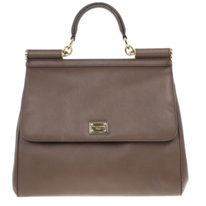 Pre Owned Dolce and Gabbana Miss Sicily Tote