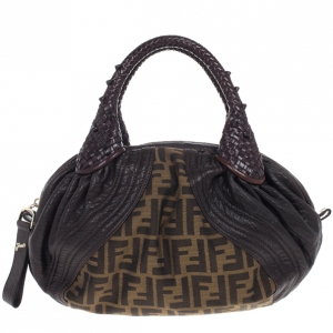 Pre Owned Fendi Zucca Mini Spy Bag
