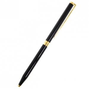 Pre Owned S.T. Dupont Laque de Chine Black Resin Ballpoint Pen