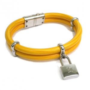 Pre Owned Louis Vuitton Citron Epi Keep It Twice Bracelet 