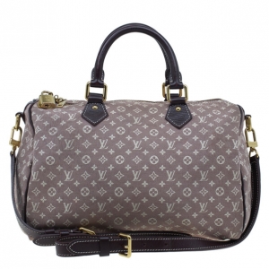 Pre Owned Louis Vuitton Sepia Monogram Idylle Bandouliere Speedy  30