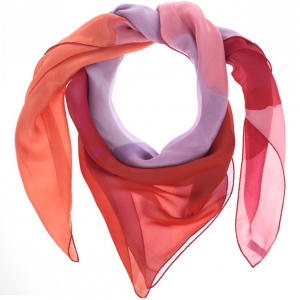 Pre Owned Christian Dior Multicolor Silk Square Scarf