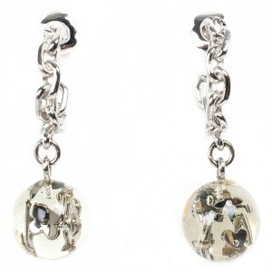 Pre Owned Louis Vuitton Bubbles Inclusion Earrings